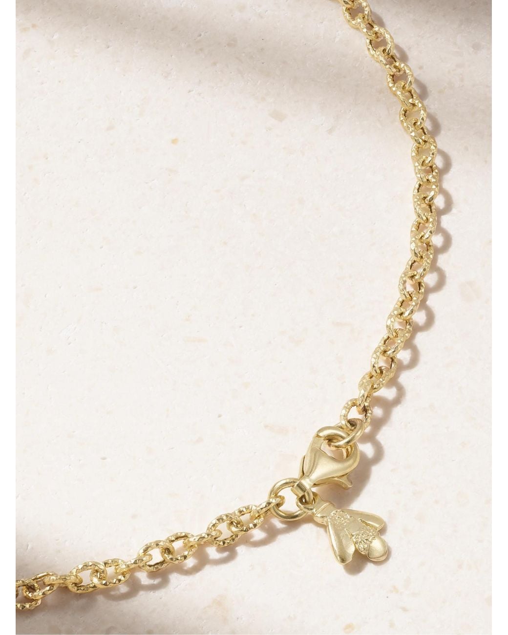 Carolina Bucci Metallic 18K Fine Chain Necklace