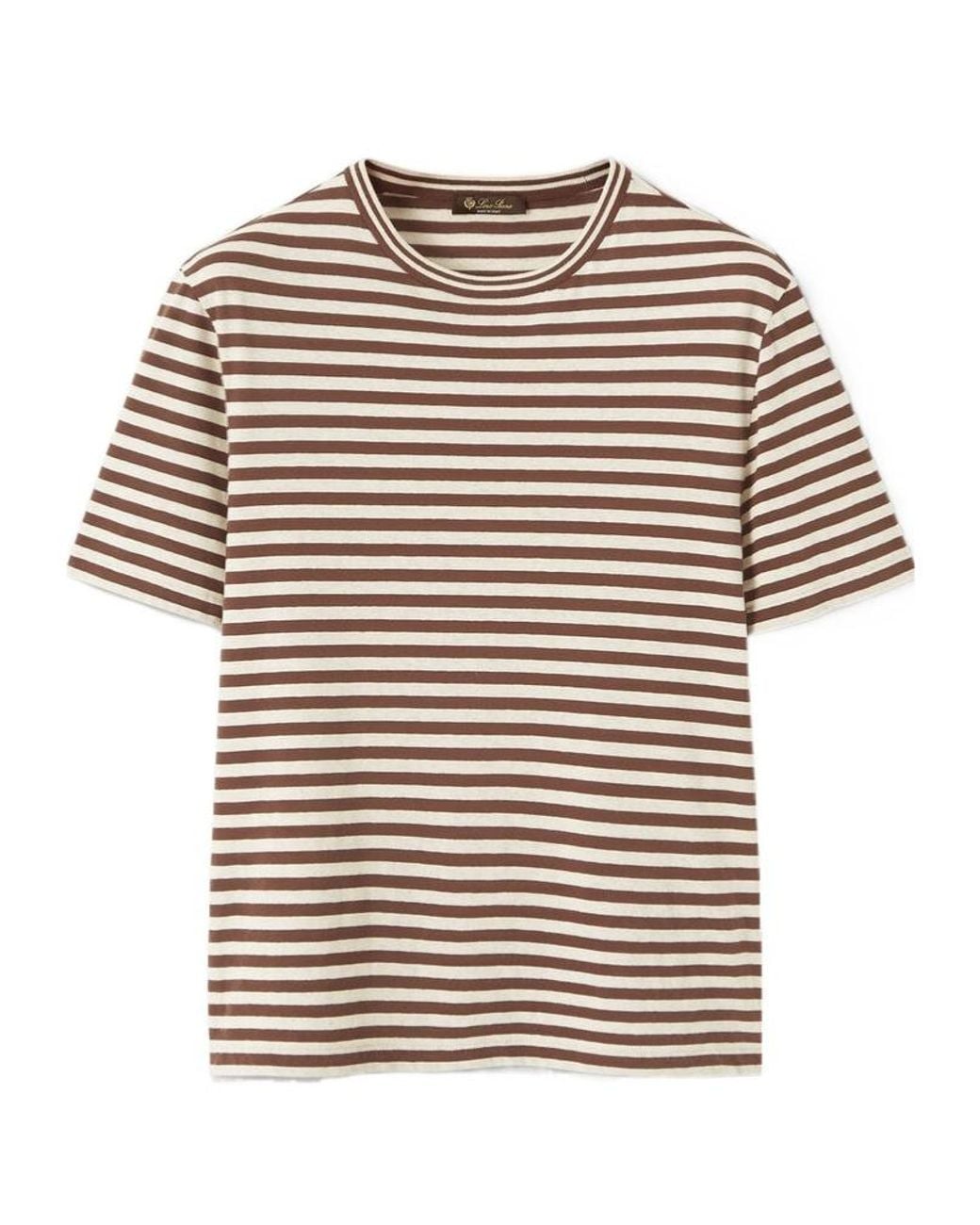 Loro Piana White Agonda T-Shirt for men
