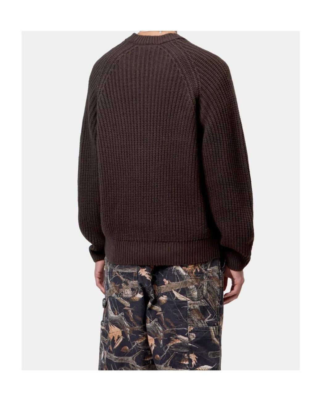 Carhartt Brown Firth Crewneck Jumper for men