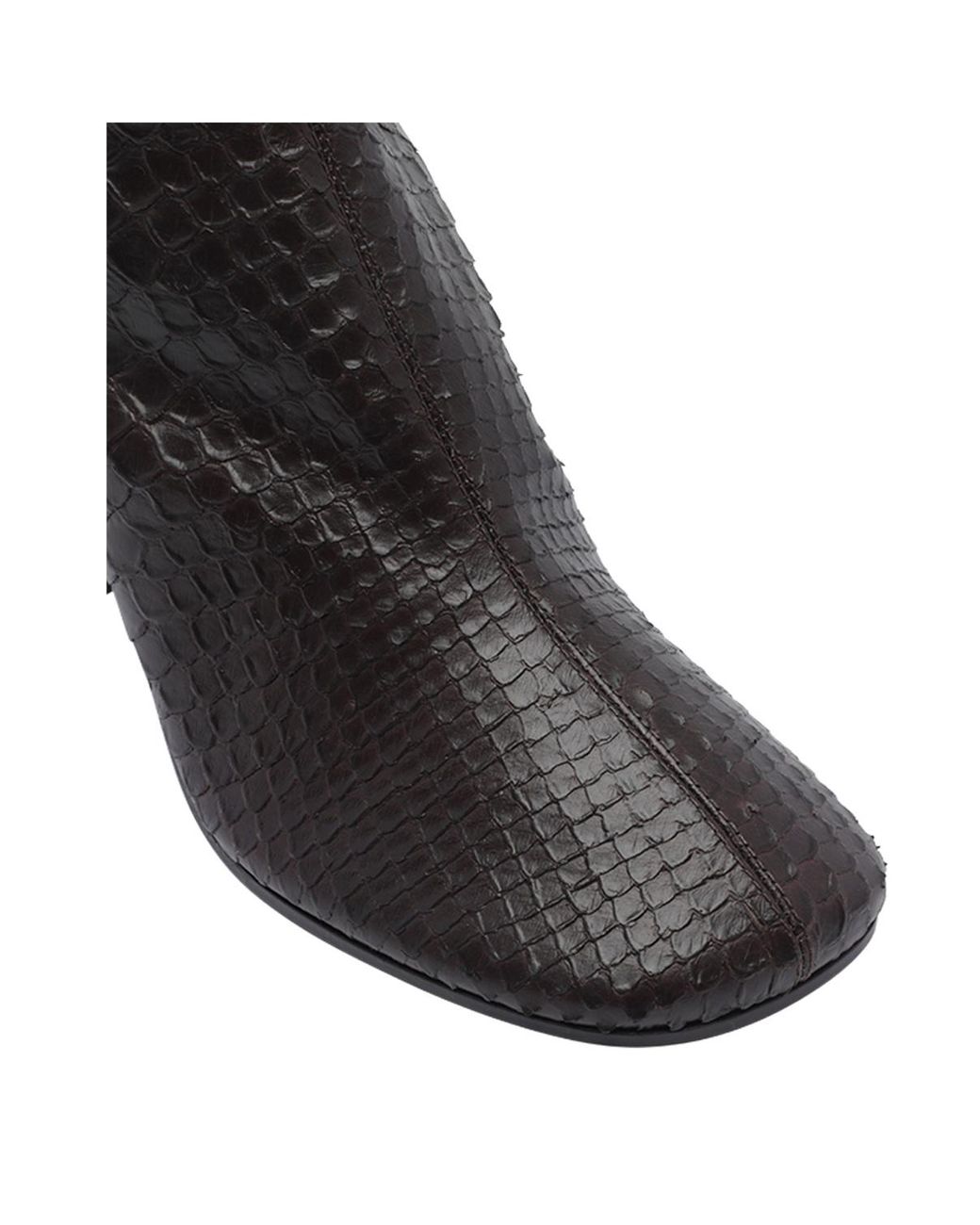 Paris Texas Black Embossed Boots