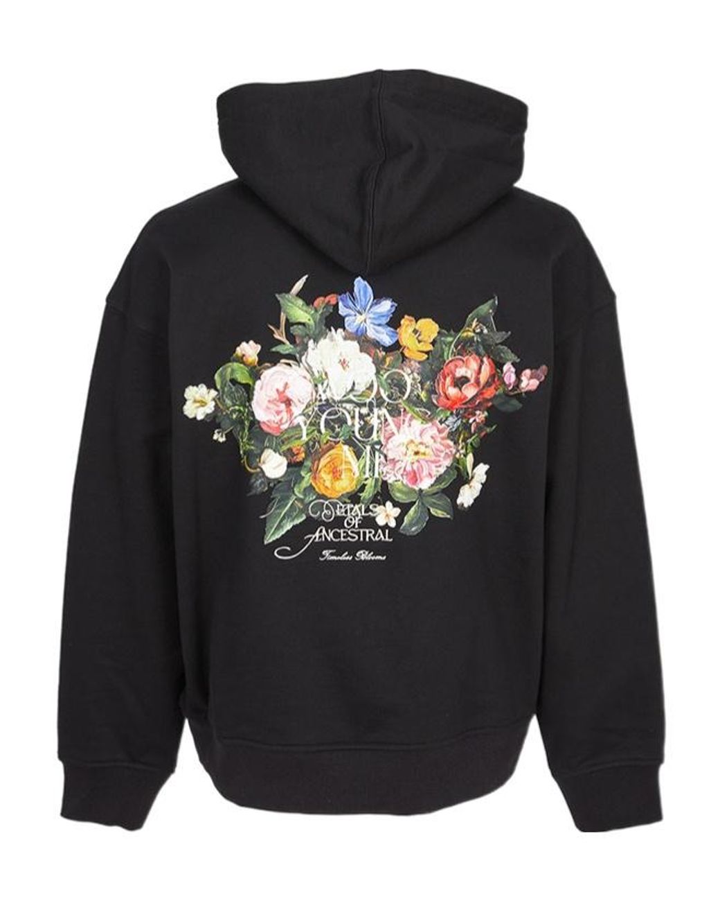 Wooyoungmi Black Hood Sweatshirt for men