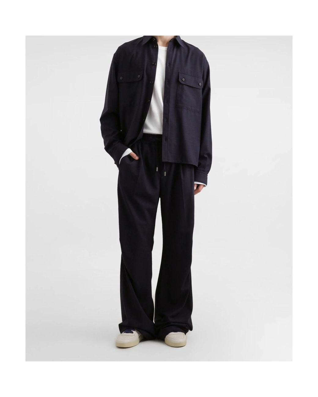 Dolce & Gabbana Blue Glen Plaid Shirt for men