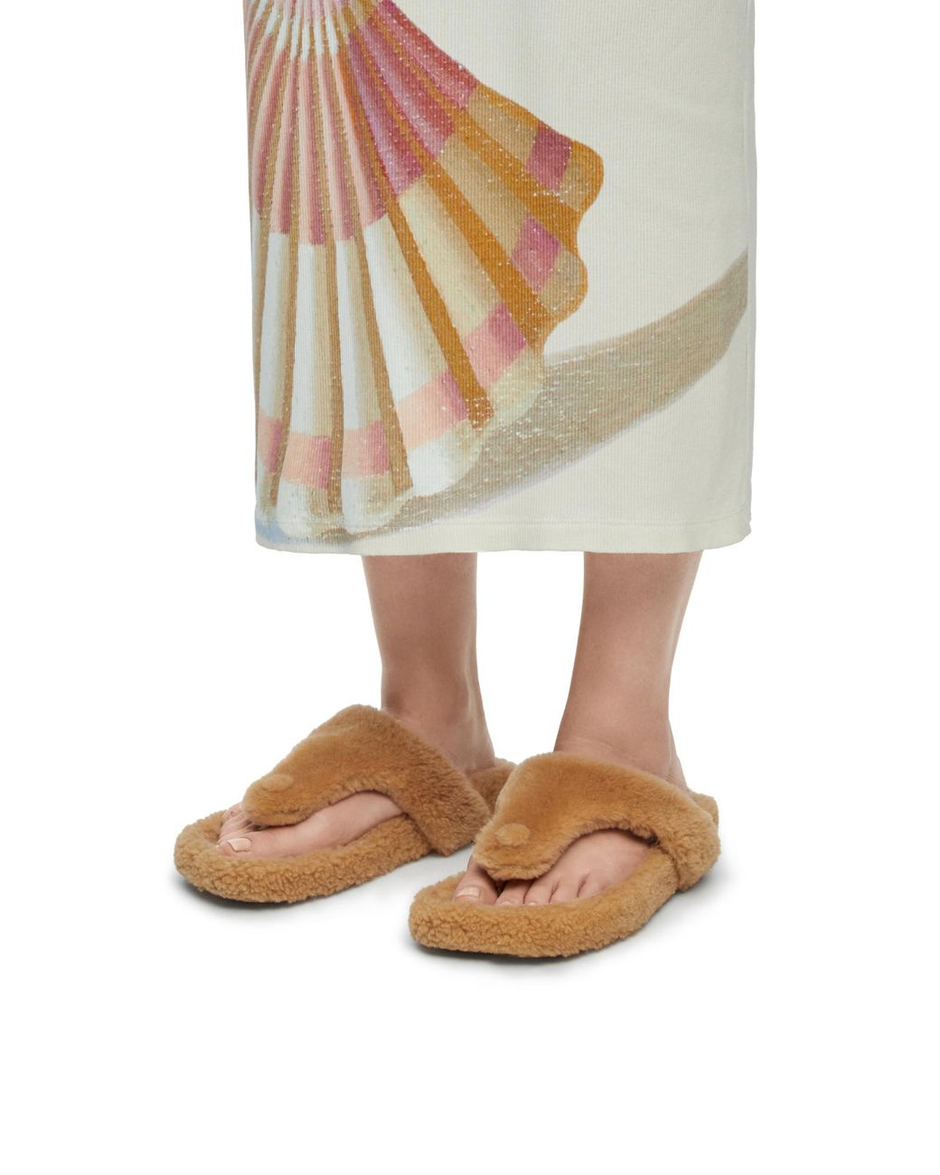Loewe Brown Ease Toe Post Sandal