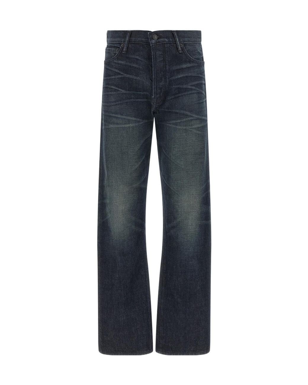 Tom Ford Blue Belt-Loop Jeans