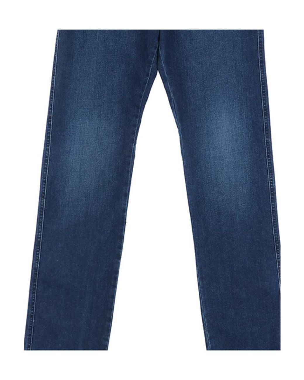 Paul & Shark Blue Logo Denim Jeans for men