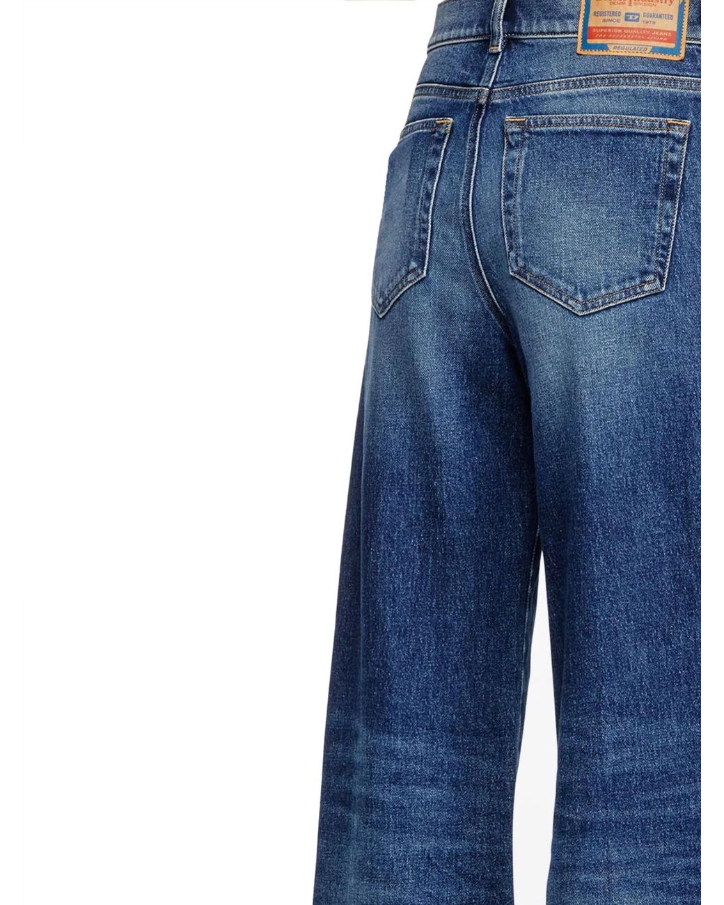 DIESEL Blue Wide Jeans
