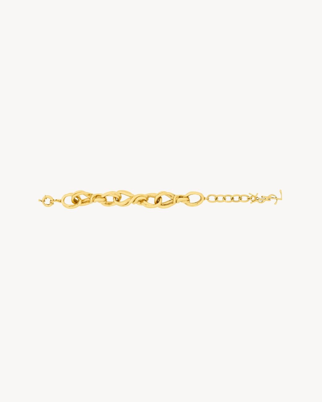 Saint Laurent Metallic Chain Bracelet