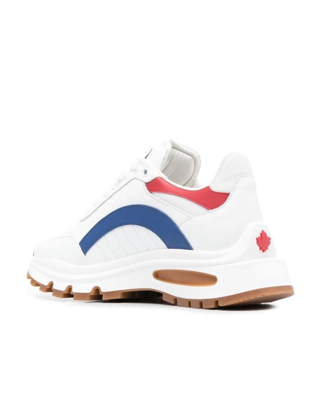 DSquared² White Colour-Block Chunky Sneakers for men
