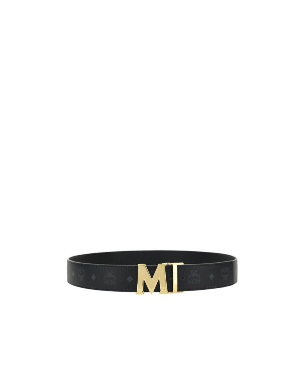 MCM White Claus Reversible Belt