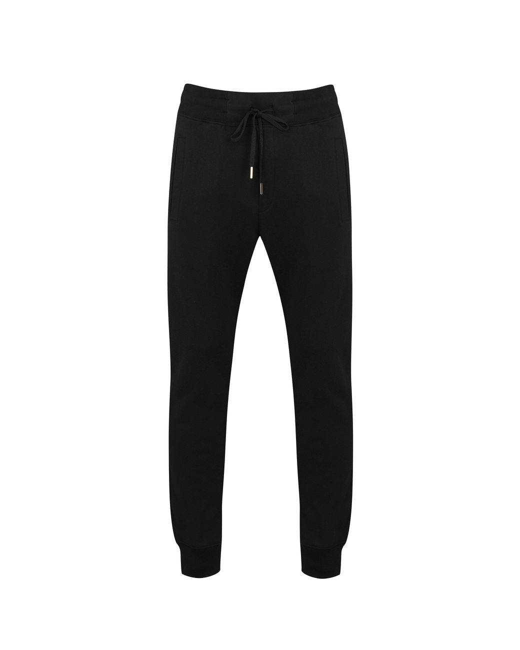 Versace Jeans Black Lightweight Cotton Sweatpants for men