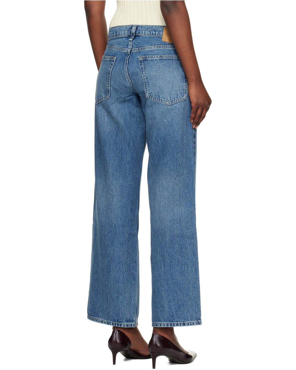 Rag & Bone Blue Straight Jeans