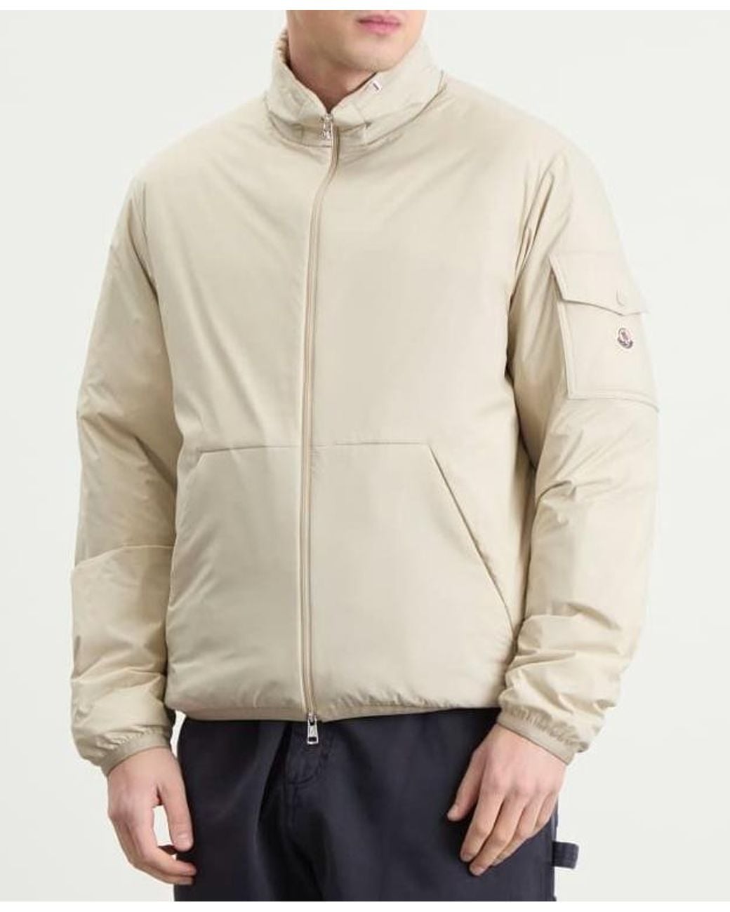 Moncler Natural Breezes Cropped Padded Jacket for men