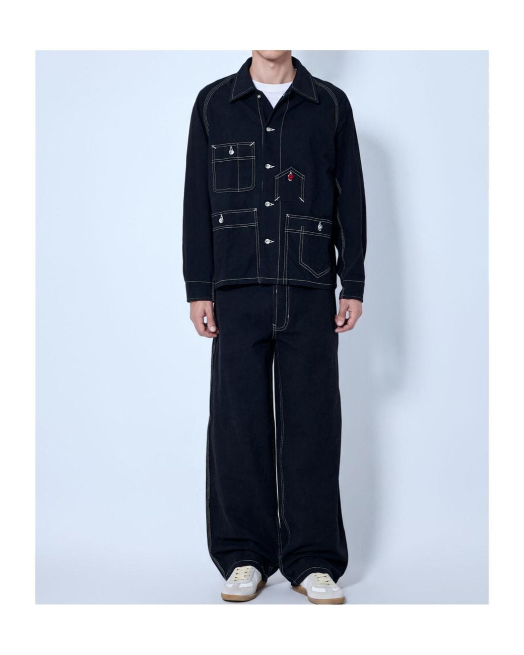 STORY mfg. Blue Long-Sleeve Jacket for men