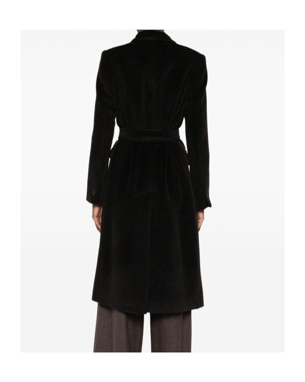 Tagliatore Black Long-Sleeved Coat