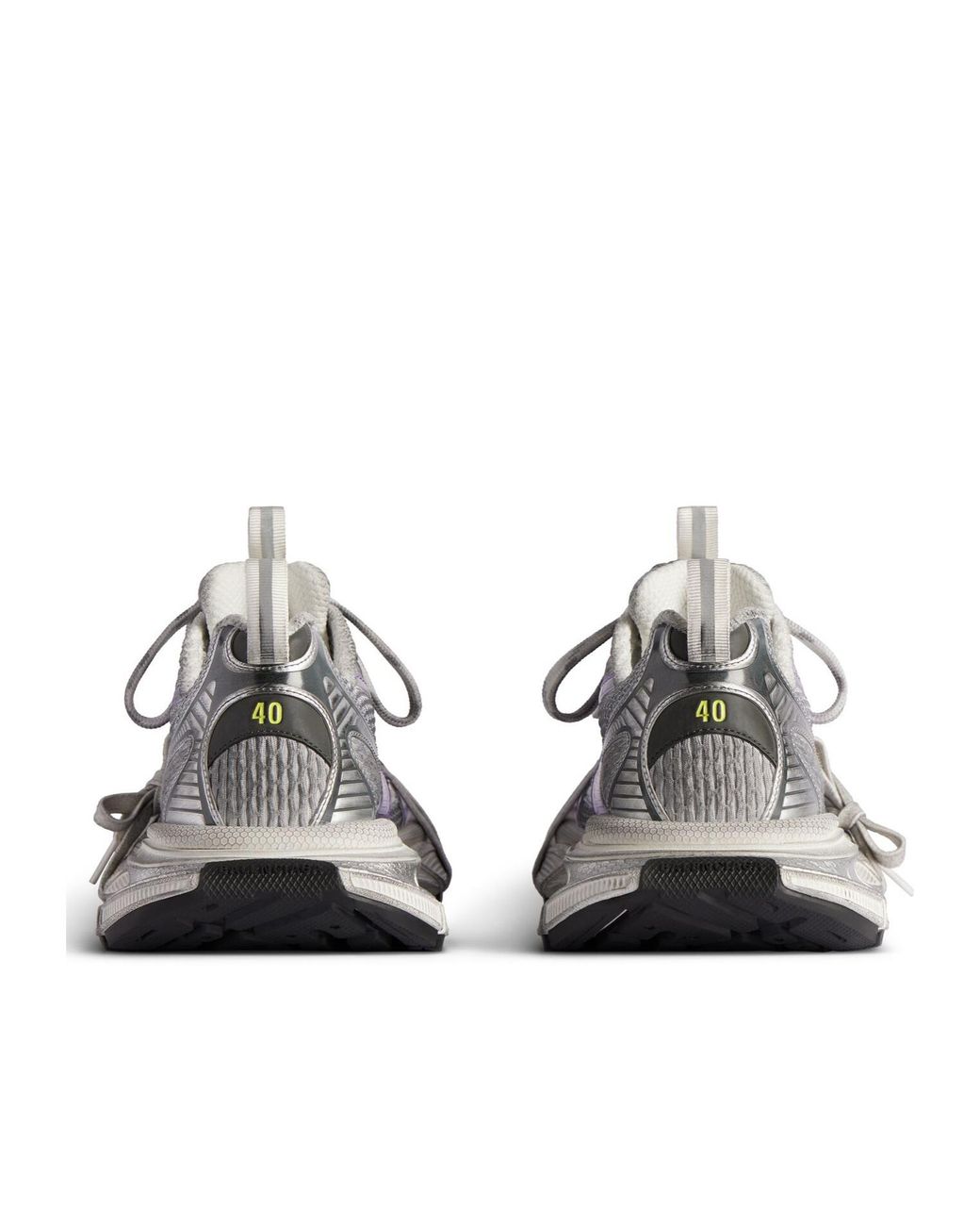 Balenciaga Gray 3Xl Lace-Up Sneakers
