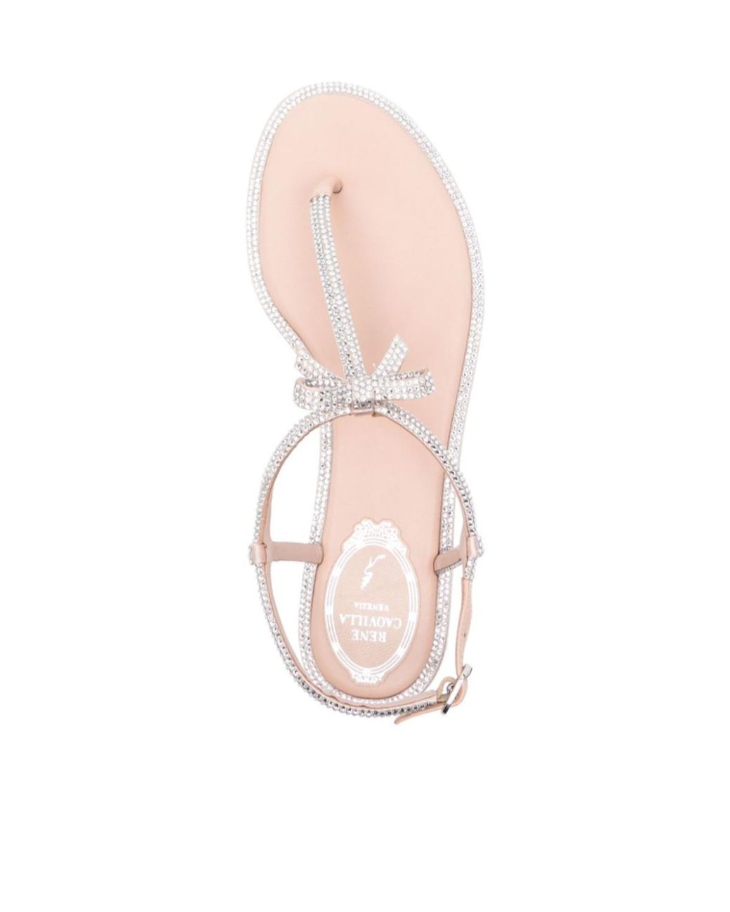 Rene Caovilla White Caterina Sandals