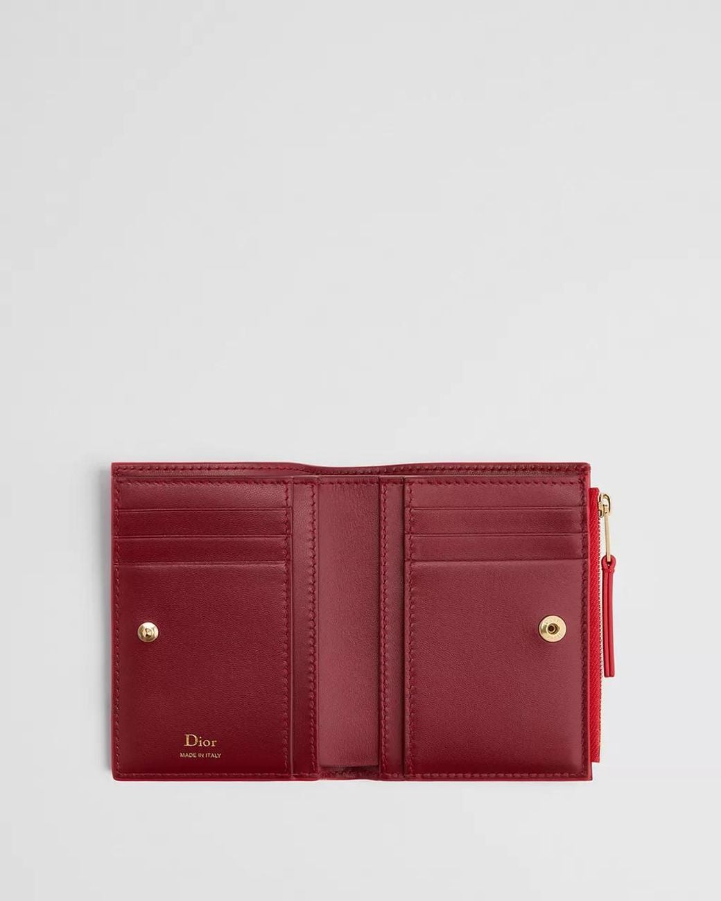 Dior Red Dahlia Wallet
