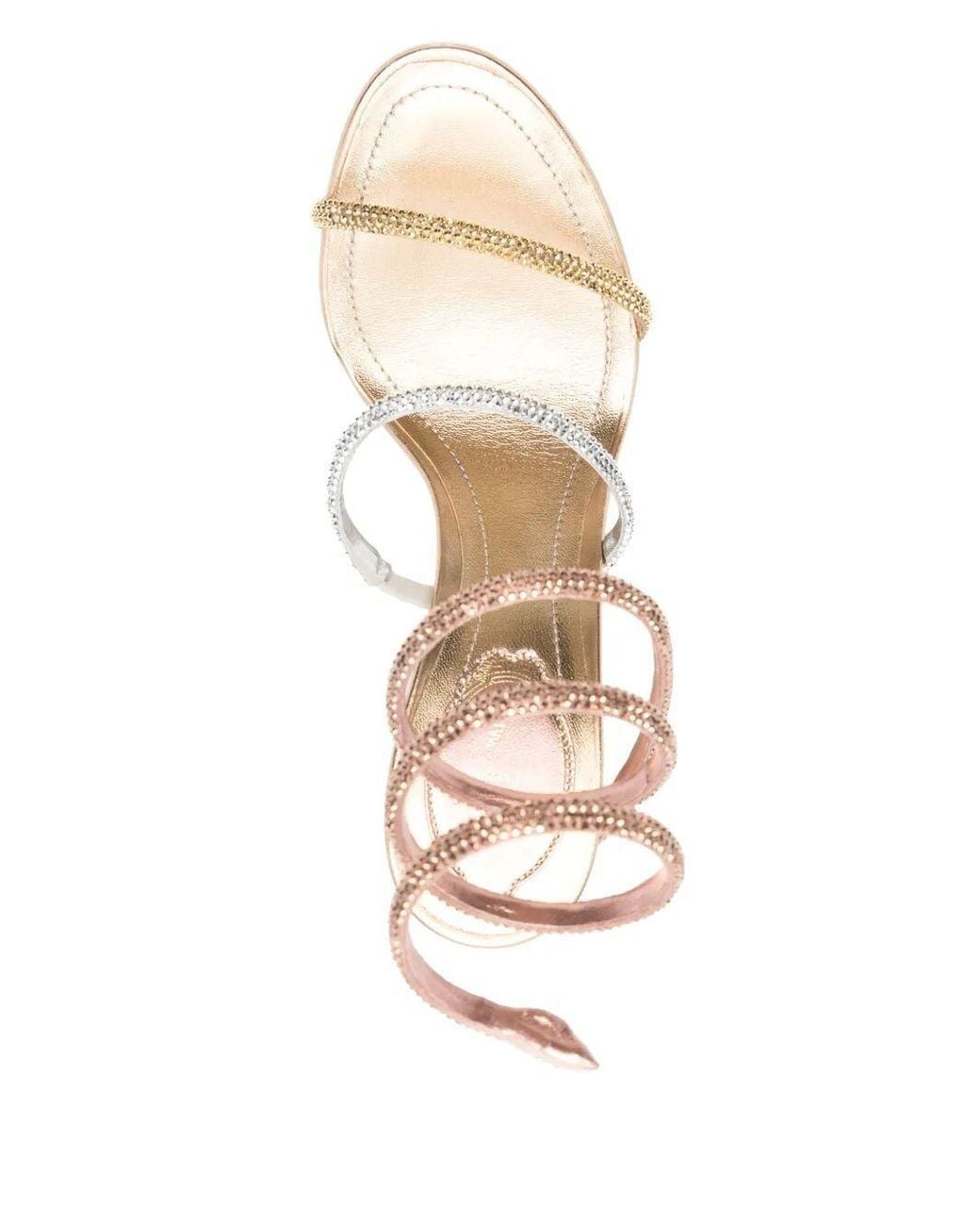 Rene Caovilla Metallic René Caovilla Cleo Embellished Sandals