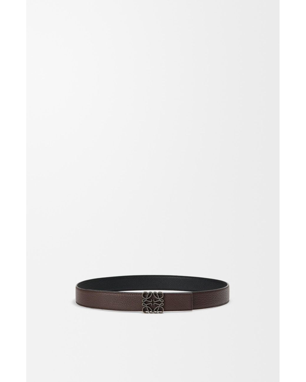 Loewe White Logo Buckle Belt for men