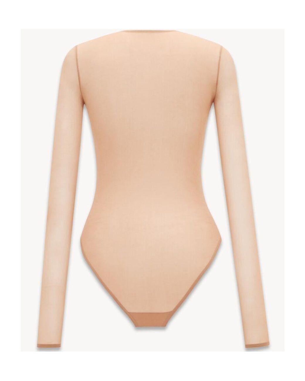 Saint Laurent White Bodysuit