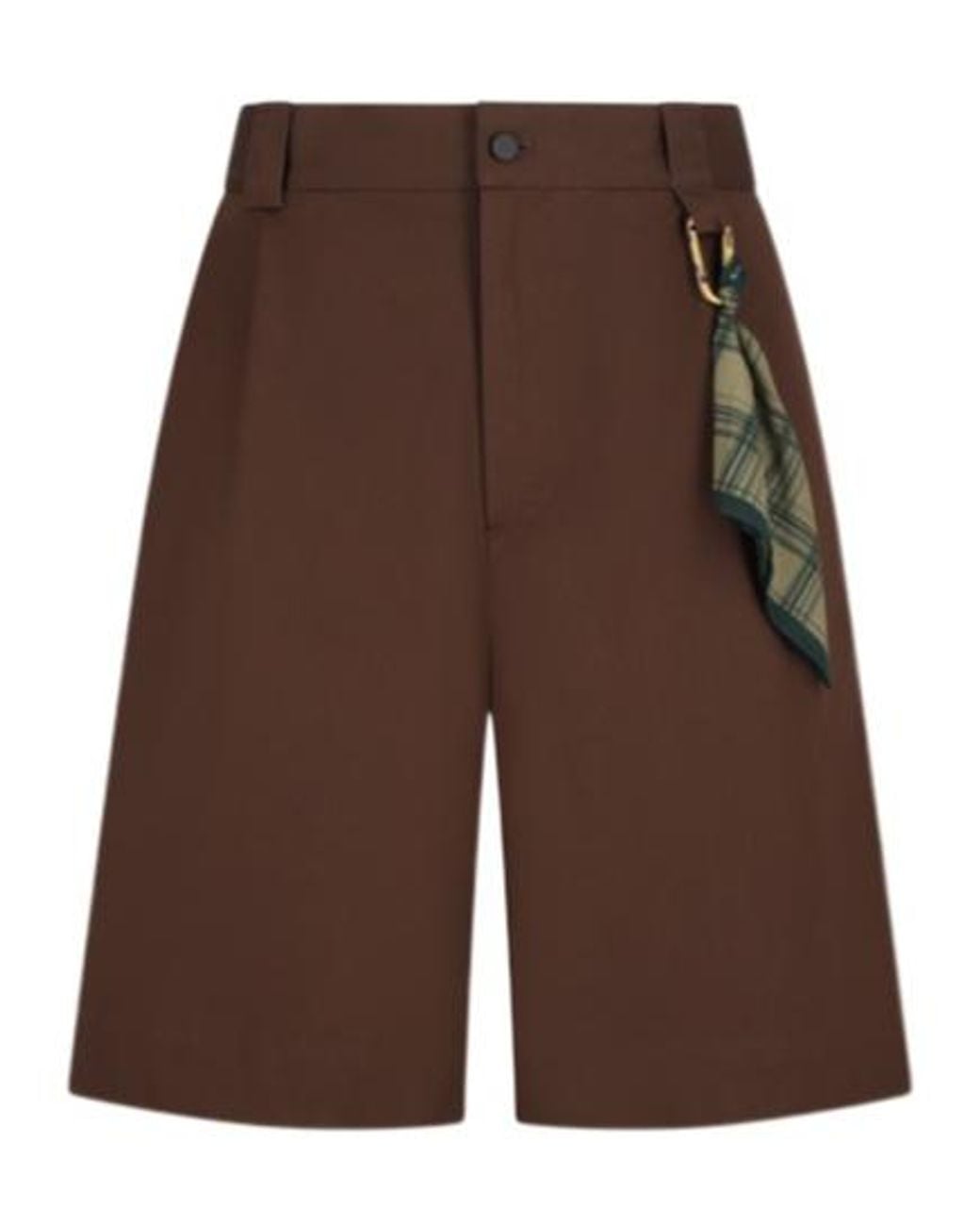 DARKPARK Brown Denis Wide-Leg Bermuda Shorts for men
