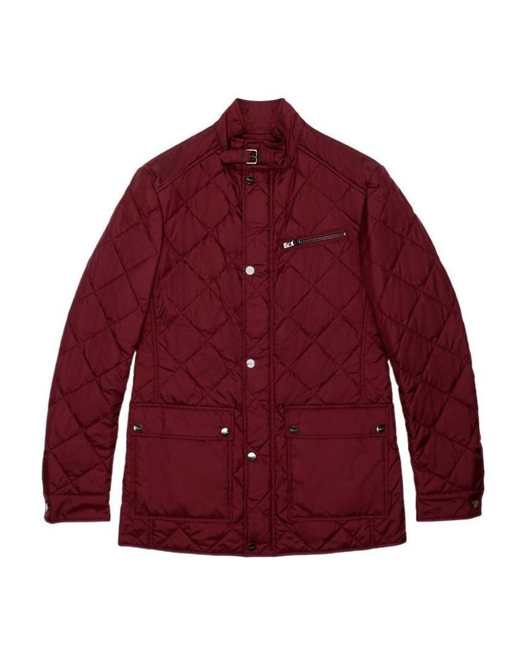 Ferragamo Red Quilted Cotton Suit for men