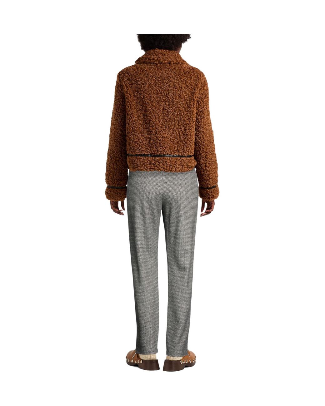 Weekend by Maxmara Gray Plaid Tapered Pants