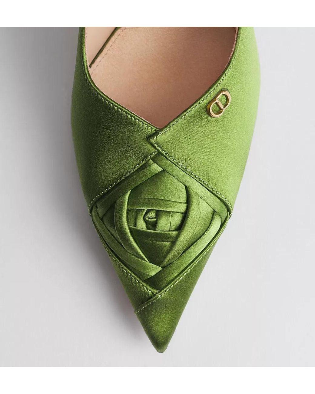 Dior Green Rose Pump