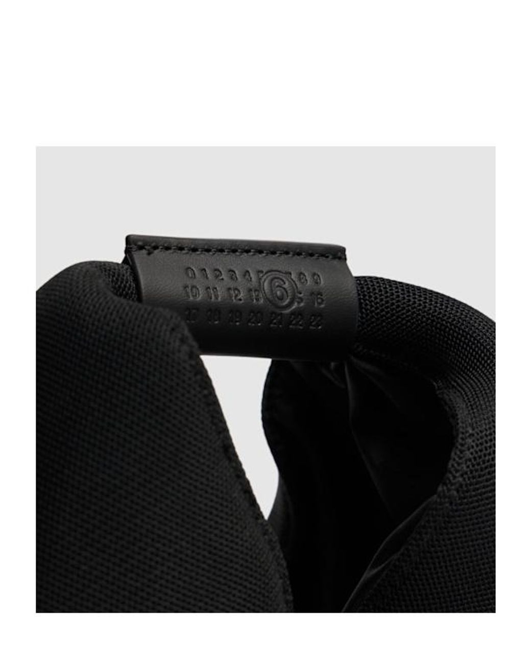MM6 by Maison Margiela Black Top Handle Tote Bag