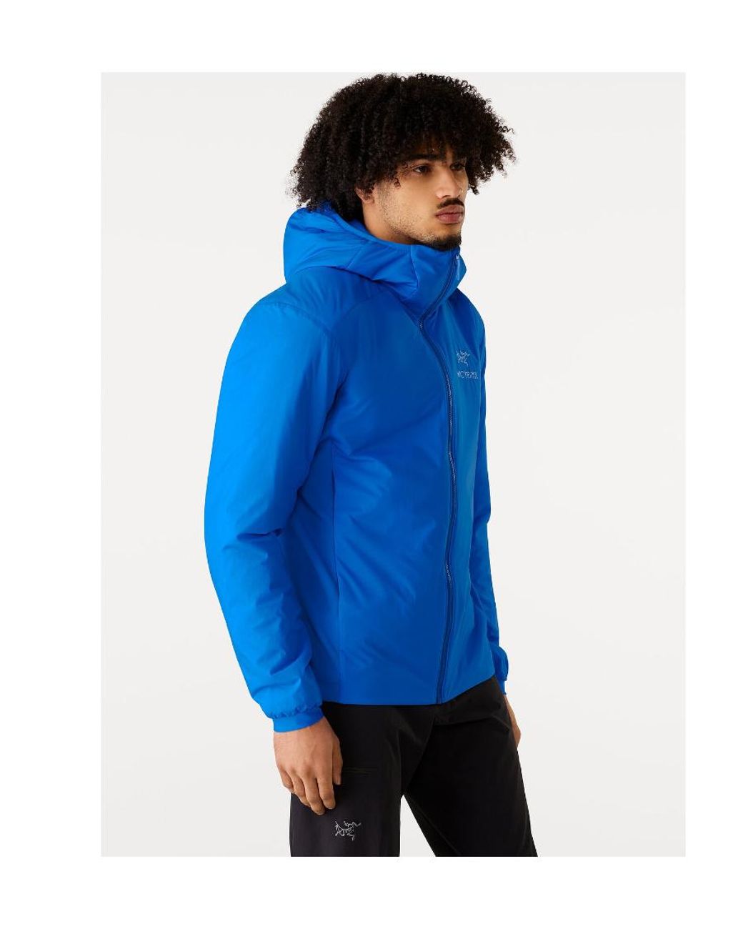 Arc'teryx Blue Logo Hooded Jacket for men