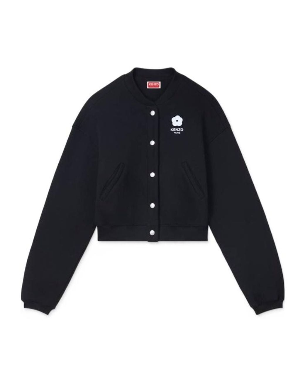 KENZO Blue Boke Flower 2.0 Boxy Teddy Jacket