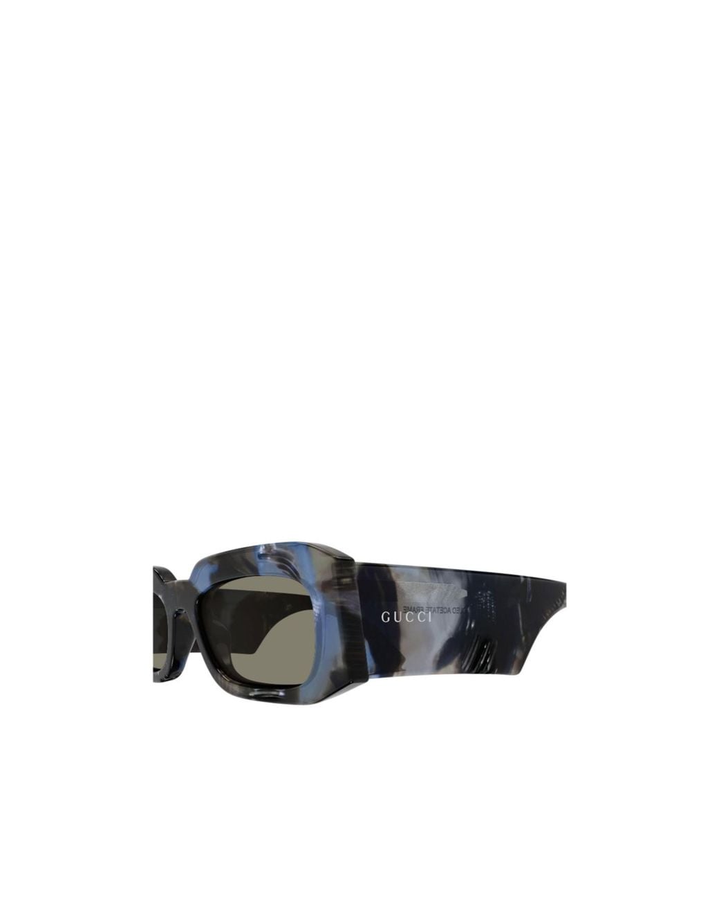 Gucci Black Rectangle Sunglasses for men