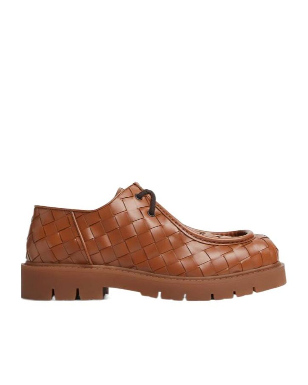 Bottega Veneta Brown Haddock Lace-Up Shoe for men