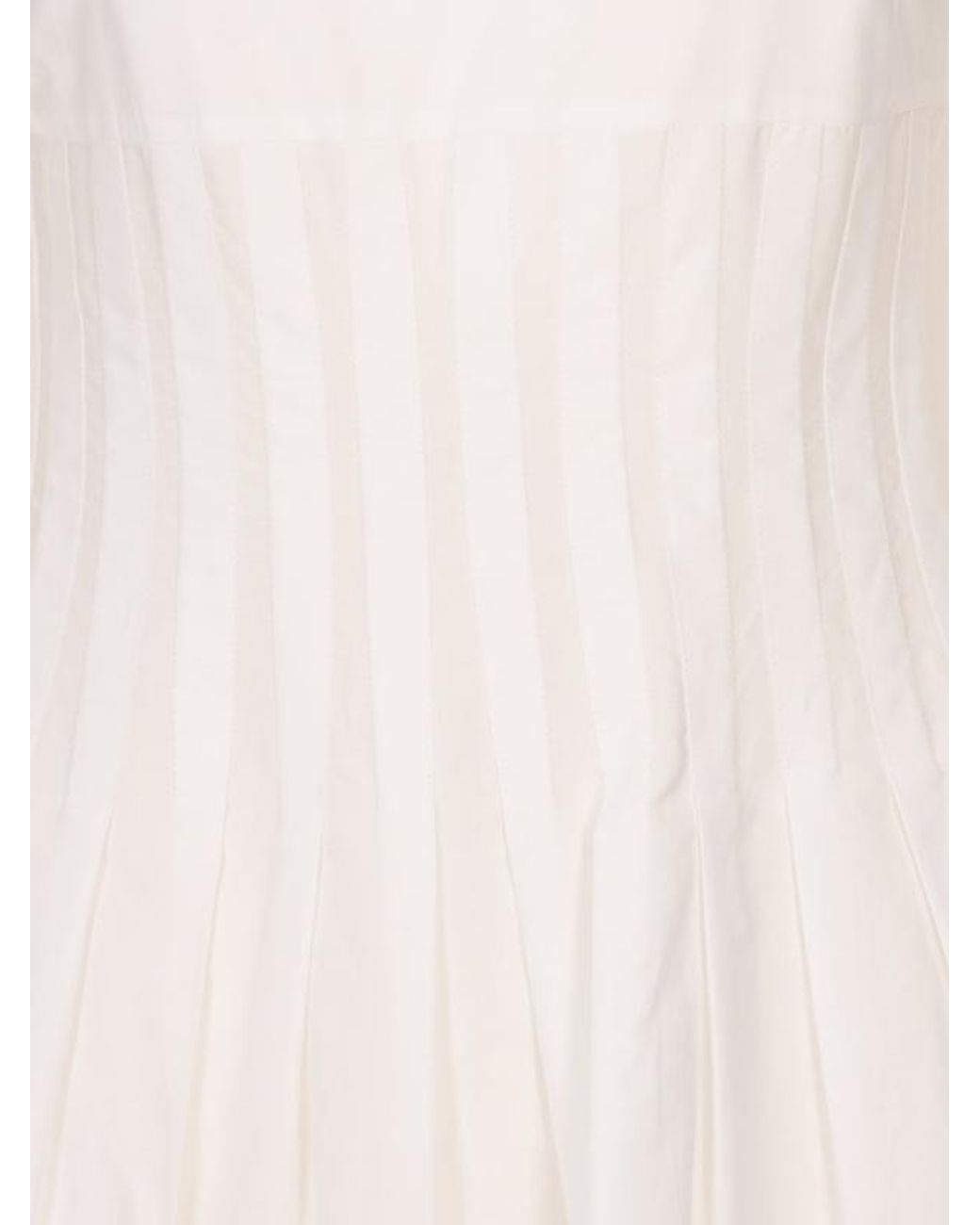 Max Mara White Studio Feltre Structured Bodice Midi Dress