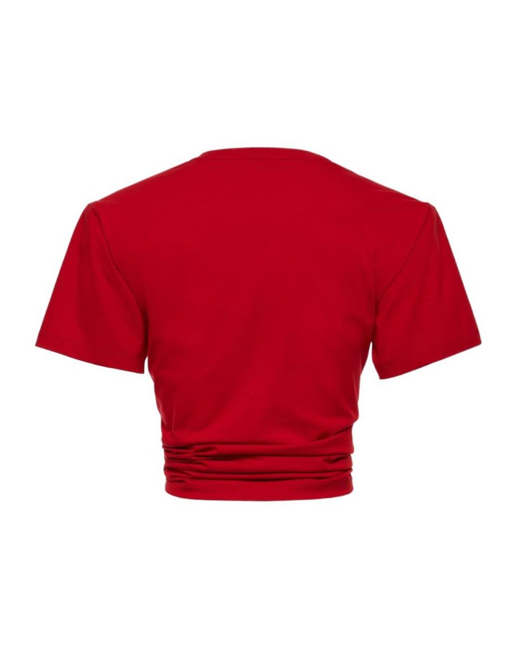 Magda Butrym Red Knotted T-Shirt