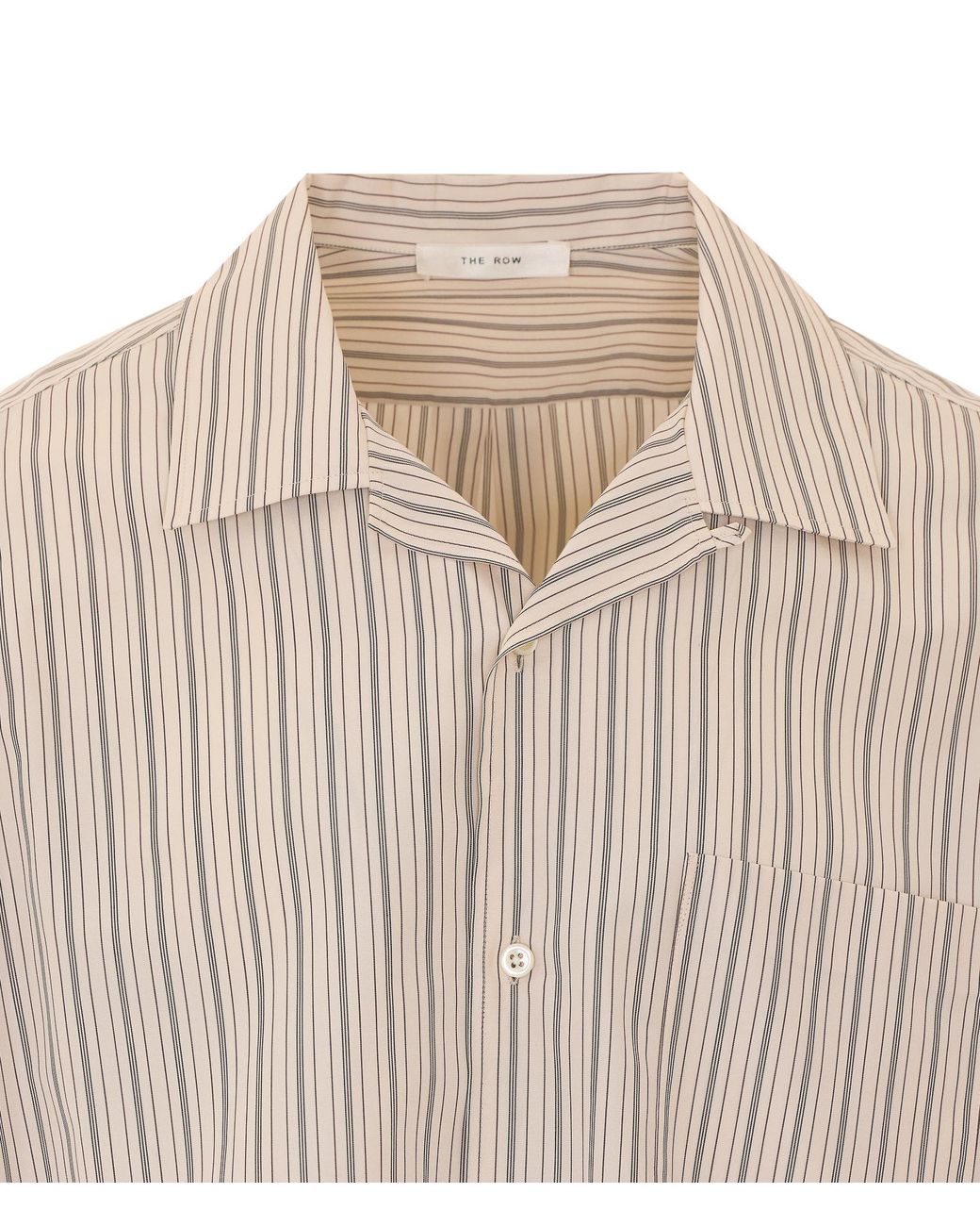 The Row White Vanja Striped Shirt for men
