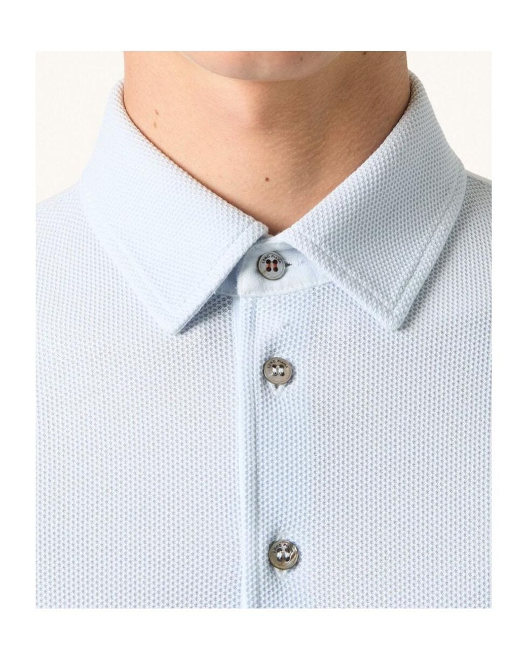 Loro Piana Blue Polo Shirt for men