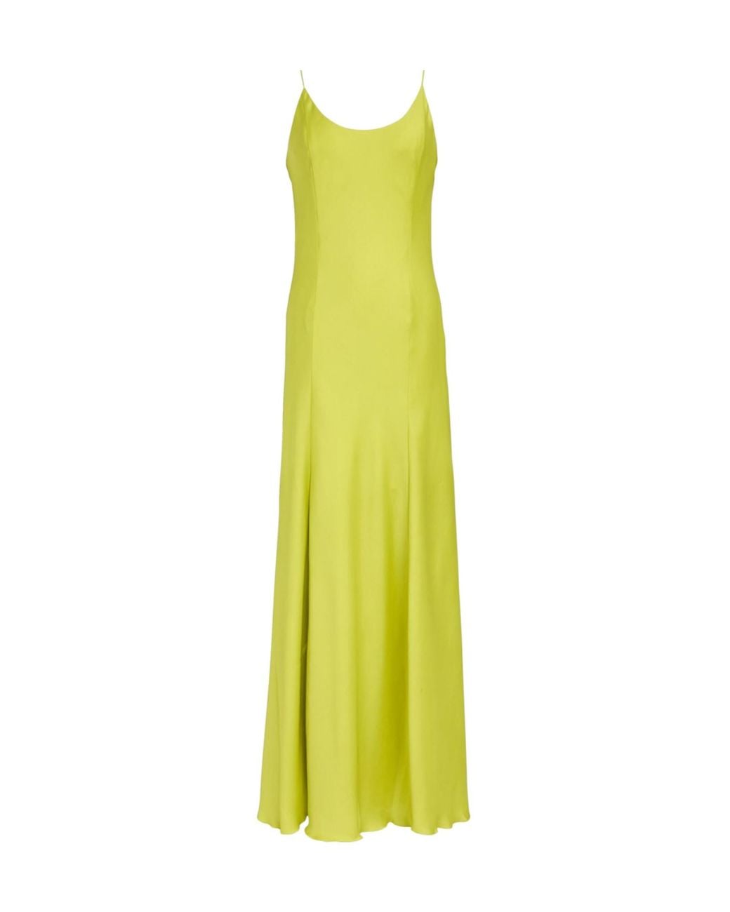 Rag & Bone Yellow Satin Halter Dress