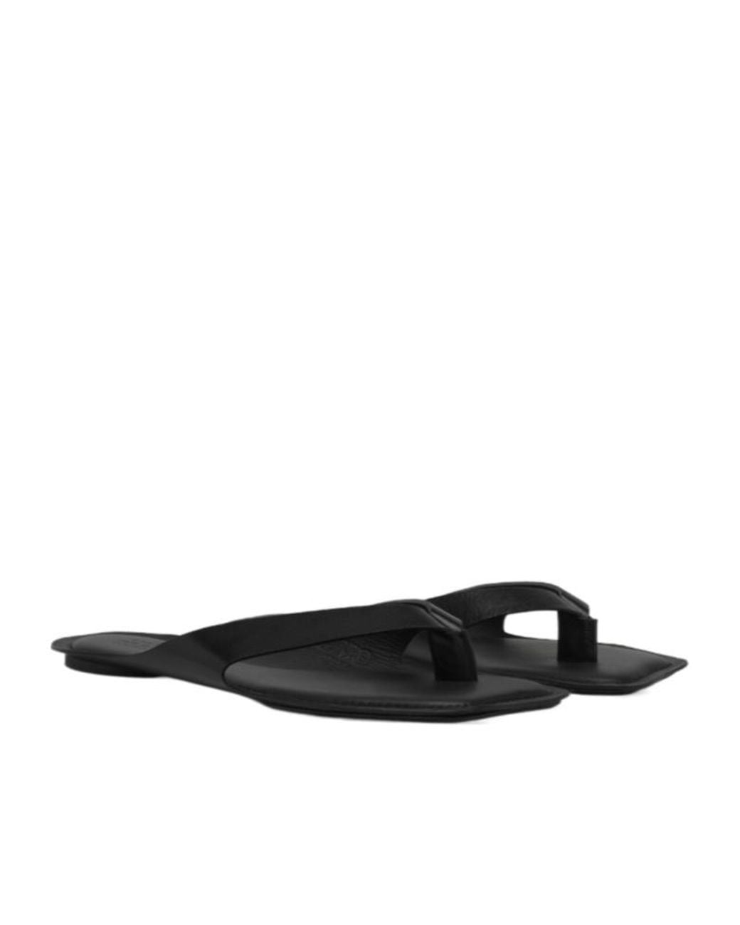 MM6 by Maison Margiela White Anatomic Thong Flip-Flops