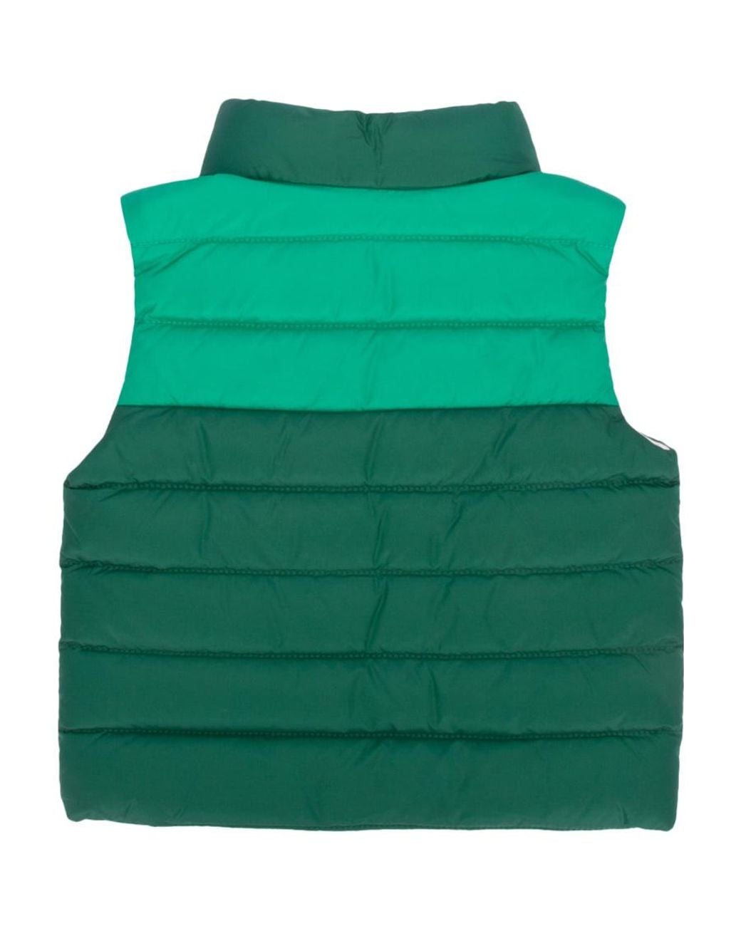 Moncler Green Logo-Patch Vest