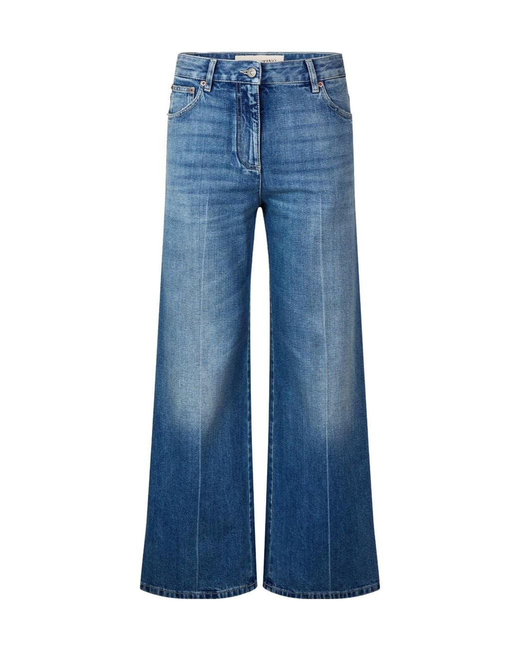 Valentino Blue High-Waisted Jeans