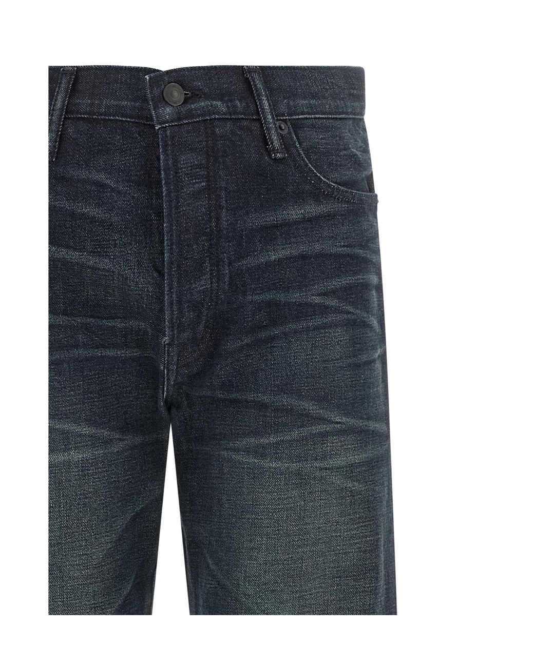 Tom Ford Blue Belt-Loop Jeans