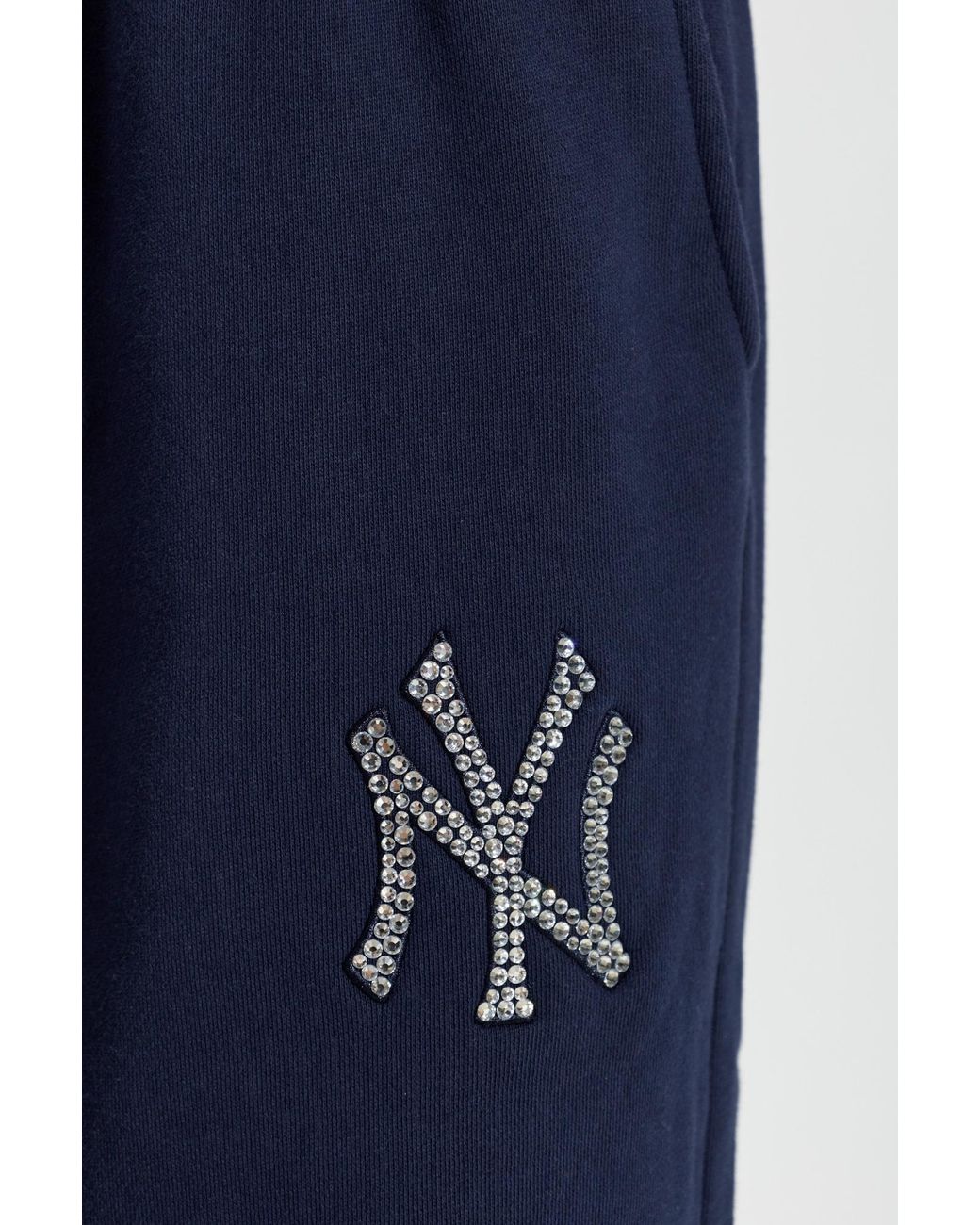 Sporty & Rich Blue Elastic-Waist Athletic Pants