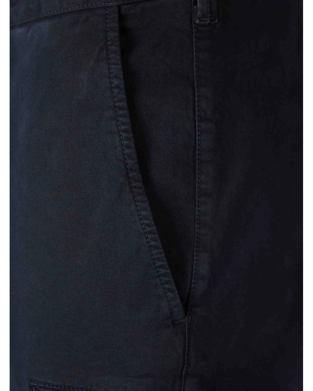Stone Island Blue Stretch Cargo Pants for men