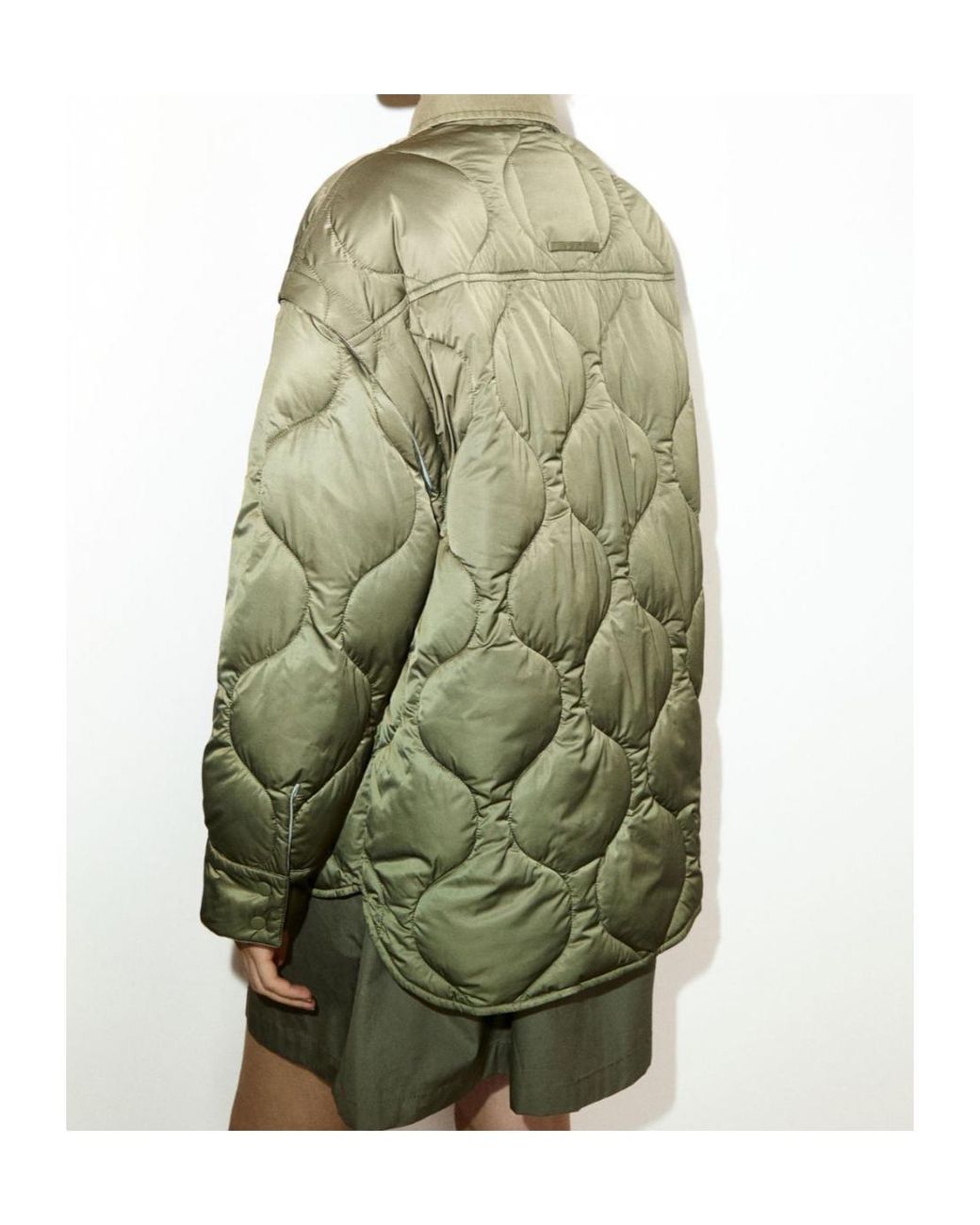 MAX&Co. Green Padded Shacket