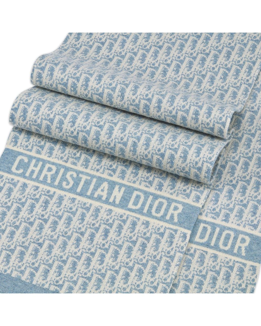 Dior Blue Alps Oblique Scarf