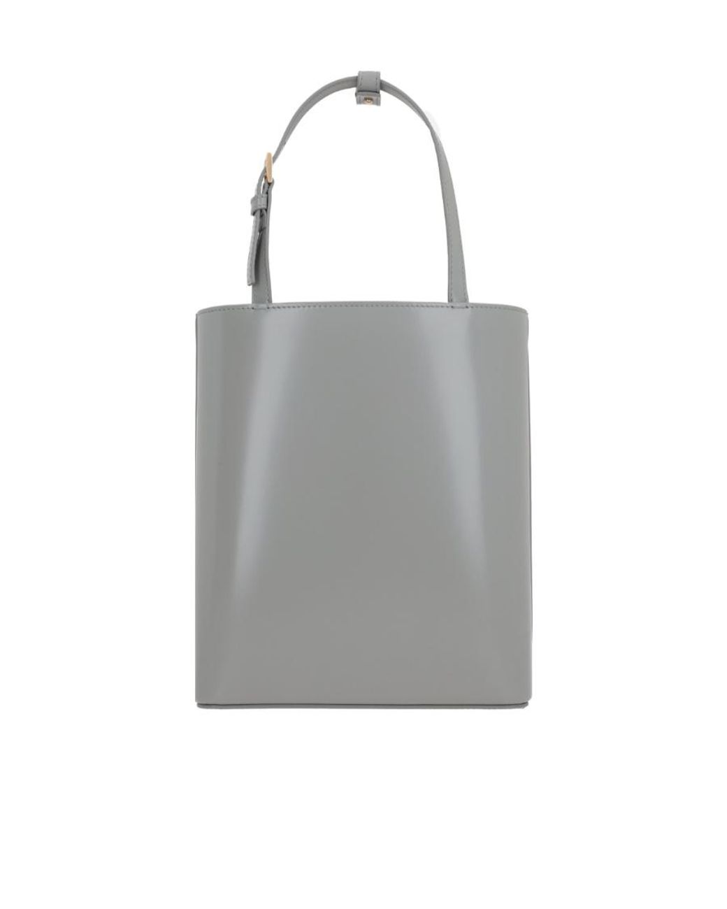 Prada Gray Logo Shoulder Bag