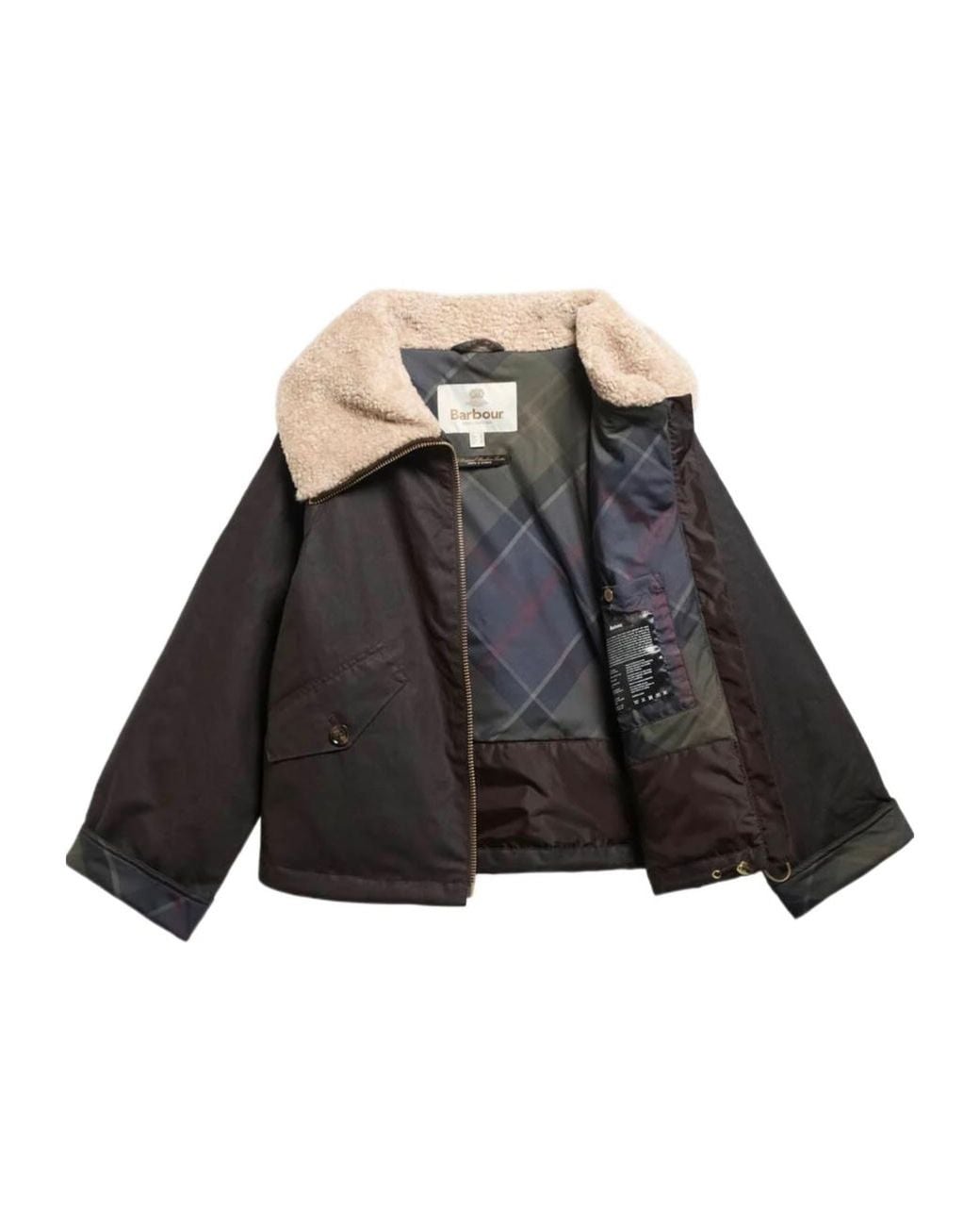 Barbour Black Mary Waxed Jacket