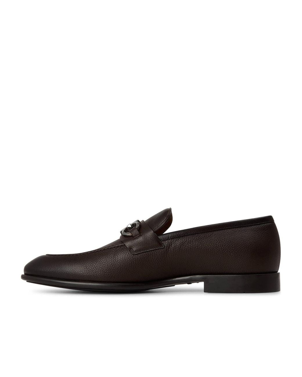 Ferragamo Black Grained Loafer for men