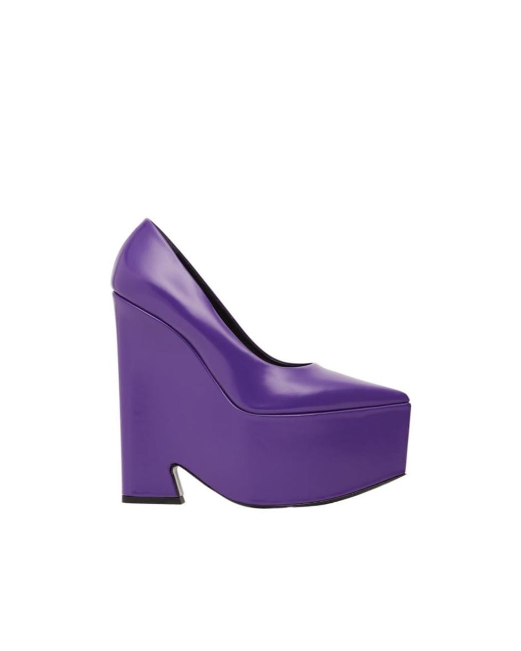Versace Purple Décolletté With Stiletto Heel